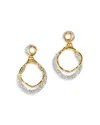 ALEXIS BITTAR SOLANALES CRYSTAL ORBIT DROP EARRINGS