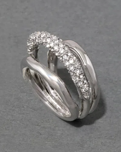 Alexis Bittar Solanales Crystal Orbiting Ring- In Purple