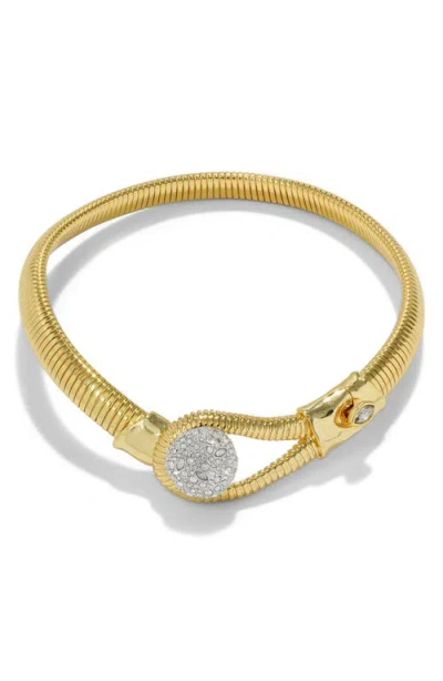 Alexis Bittar Women's Solanales 14k-gold-plated, Rhodium-plated & Crystal Pebble Collar Necklace