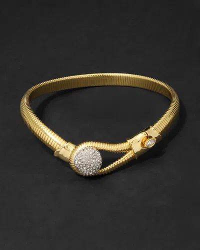 Alexis Bittar Women's Solanales 14k-gold-plated, Rhodium-plated & Crystal Pebble Collar Necklace