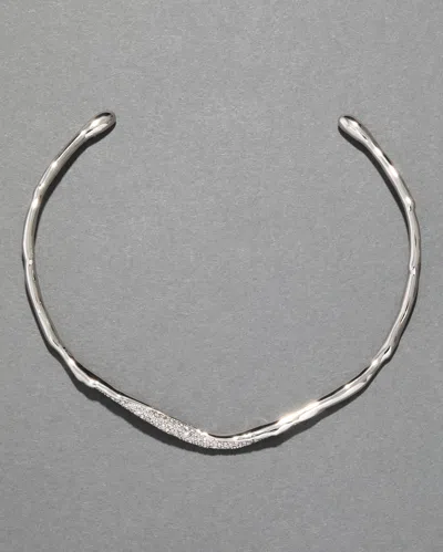 Alexis Bittar Solanales Crystal Skinny Collar Necklace In Pattern