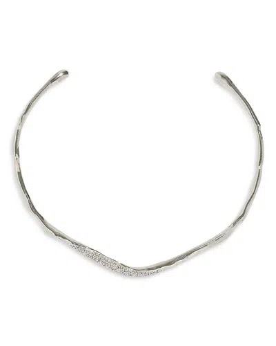 Alexis Bittar Solanales Crystal Skinny Collar Necklace In Pattern
