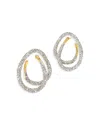 Alexis Bittar Solanales 14kt Gold-plated Drop Earrings In Silver/gold