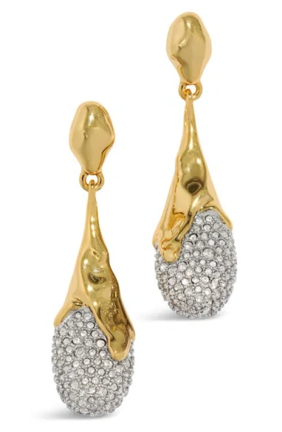 Alexis Bittar Solanales Crystal Teardrop Earrings In Crystals