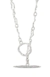 ALEXIS BITTAR ALEXIS BITTAR SOLANALES CRYSTAL TOGGLE PENDANT NECKLACE