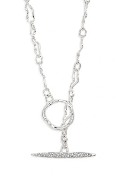 Alexis Bittar Solanales Crystal Toggle Pendant Necklace In Crystals