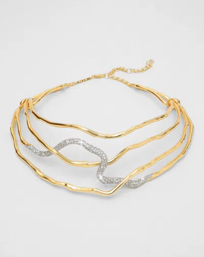 Alexis Bittar Solanales Orbit Choker Necklace In Pattern