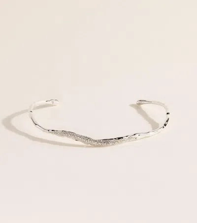 Alexis Bittar Solanales Skinny Collar Necklace In Silver