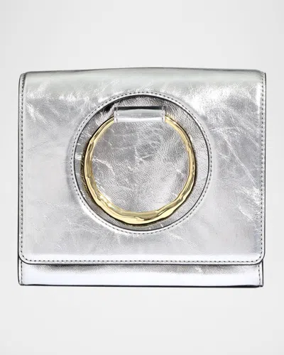 Alexis Bittar The Hunter Convertible Crossbody Bag In Gray