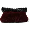 Alexis Bittar The Pouf Clutch In Burgundy