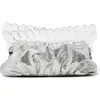 Alexis Bittar The Pouf Clutch In Silver