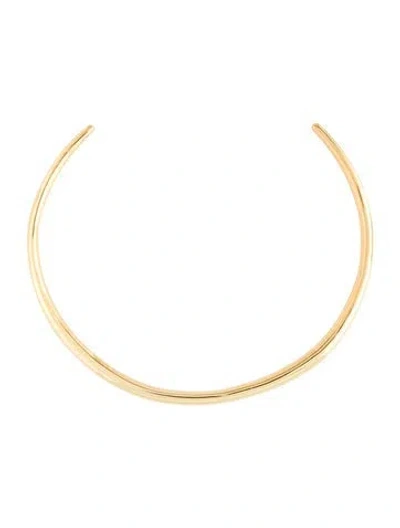 Pre-owned Alexis Bittar Thin Collar Necklace, 14" In Multicolor