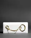 Alexis Bittar Lizard-embossed Leather Clutch Bag With Side Handle In White