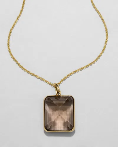 Alexis Bittar Vintage 1950s 14k & Custom Cut Citrine Pendant Necklace In Gold