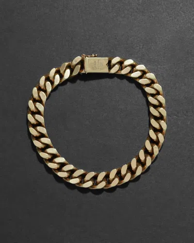 Alexis Bittar Vintage 1980s 14k Fill German Link Bracelet In Gold