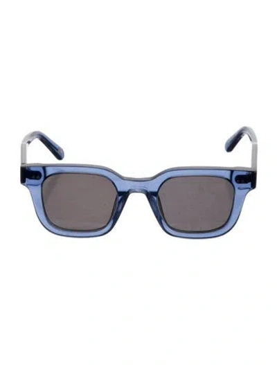 Pre-owned Alexis Bittar Wayfarer Tinted Sunglasses In Blue
