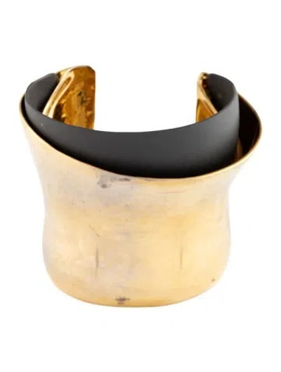 Pre-owned Alexis Bittar Wide Cuff, 6.5" In Multi