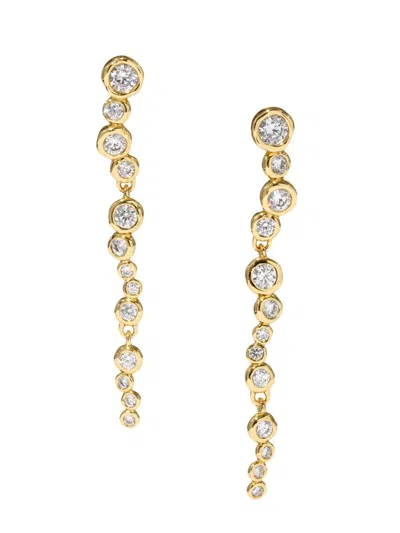 Alexis Bittar Women's Asterales 14k-gold-plated & Cubic Zirconia Drop Earrings
