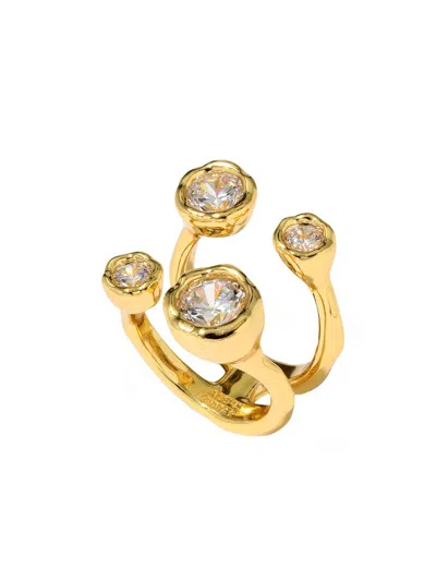 Alexis Bittar Asterales Open Ring In Gold