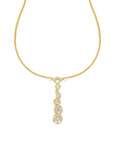 Alexis Bittar Women's Asterales Bubble 14k-gold-plated & Cubic Zirconia Pendant Necklace