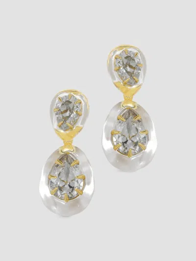 Alexis Bittar Women's Bonbon 14k-gold-plated, Crystal & Lucite Drop Earrings