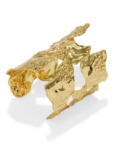 Alexis Bittar Women's Brutalist Island 14k-gold-plated Cuff