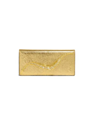 Alexis Bittar Women's Crystal Curve Clutch In Gold