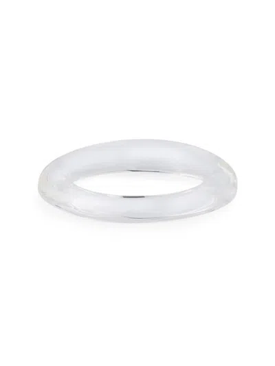 Alexis Bittar Women's Liquid Lucite Bangle Bracelet In Gray