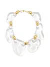 Alexis Bittar 14k Gold-plated Lucite Pebble Necklace