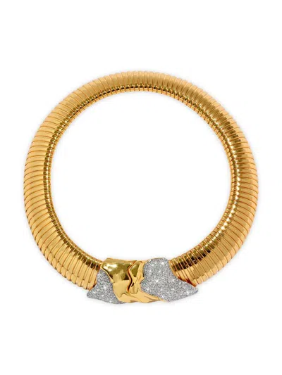 Alexis Bittar Women's Solanales 14k-gold-plated & Glass Crystal Collar Necklace