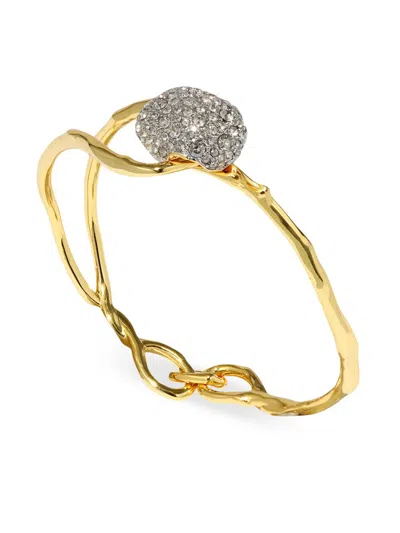 Alexis Bittar Women's Solanales 14k-gold-plated, Rhodium-plated & Crystal Bangle
