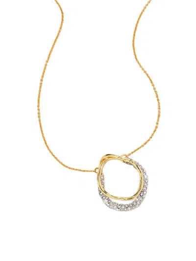 Alexis Bittar Women's Solanales Orbit 14k-gold-plated, Rhodium-plated & Glass Crystal Necklace