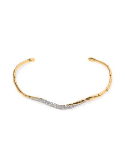 Alexis Bittar Gold-plated Solanales Skinny Collar Necklace