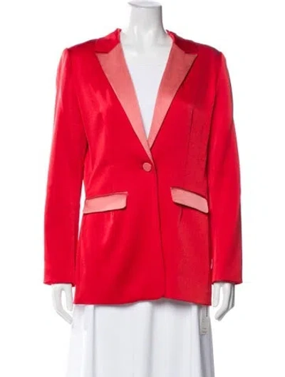 Pre-owned Alexis Blazer In Red