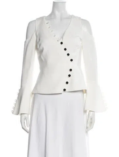 Pre-owned Alexis Blazer In White