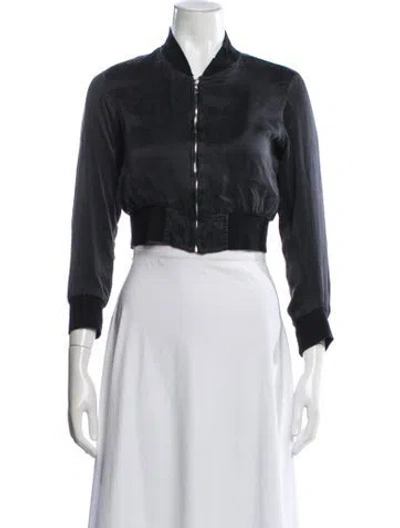 Pre-owned Alexis Bomber Jacket In Black