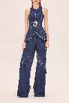 Alexis Braxten Pant In Denim In Blue