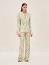 Alexis Braza Top In Green Mirage