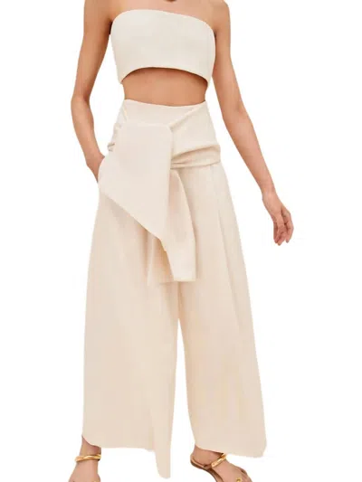 Alexis Brodi Pants In Ivory In Neutral