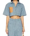 Alexis Brook Pocket-detail Cropped Shirt