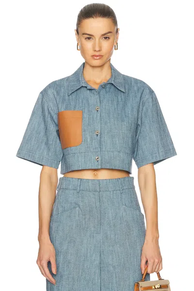 Alexis Brook Top In Stone Blue