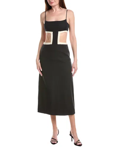 Alexis Brunetti Midi Dress In Black