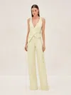 Alexis Cain Vest In Lily Green