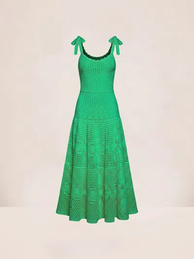 Alexis Calinda Dress In Jade Green