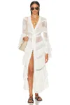 Alexis Cari Robe In White