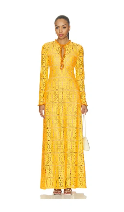 Alexis Casilda Dress In Gold