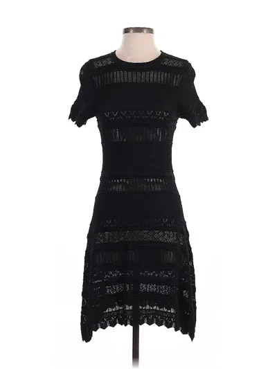 Pre-owned Alexis Casual Dress In Black