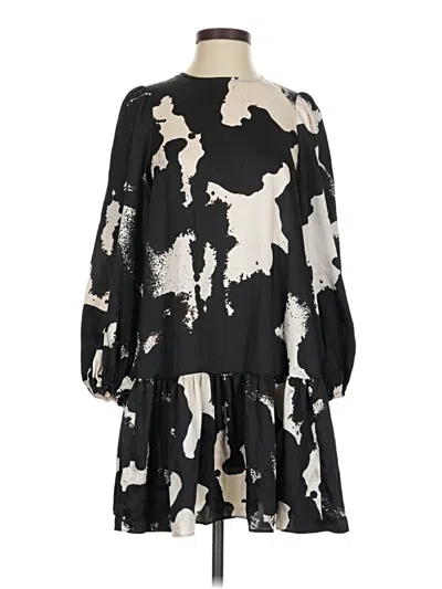 Pre-owned Alexis Casual Dress In Black