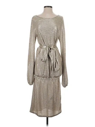 Pre-owned Alexis Casual Dress In Gray