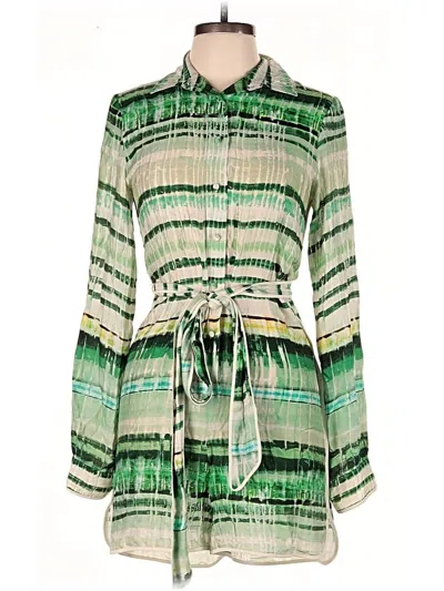 Pre-owned Alexis Casual Dress In Green